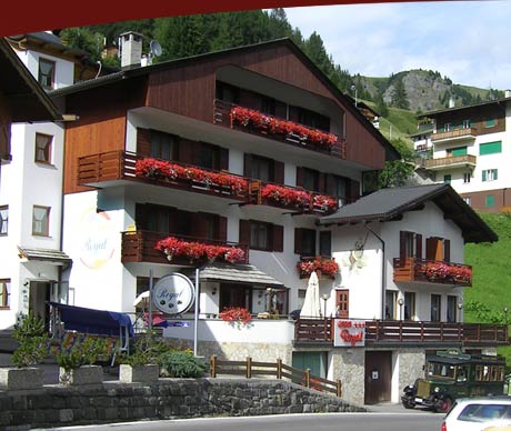 Hotel Garni Royal, posizione estate