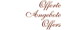 Offerte, Angebote, Offers